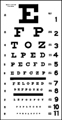 snellen eye chart